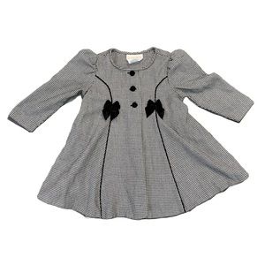 Bonnie Baby Houndstooth Overcoat Size 24 Months